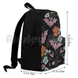 Botanical-Moths & Night Flowers Hiking Backpack