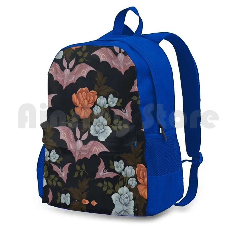 Botanical-Moths & Night Flowers Hiking Backpack
