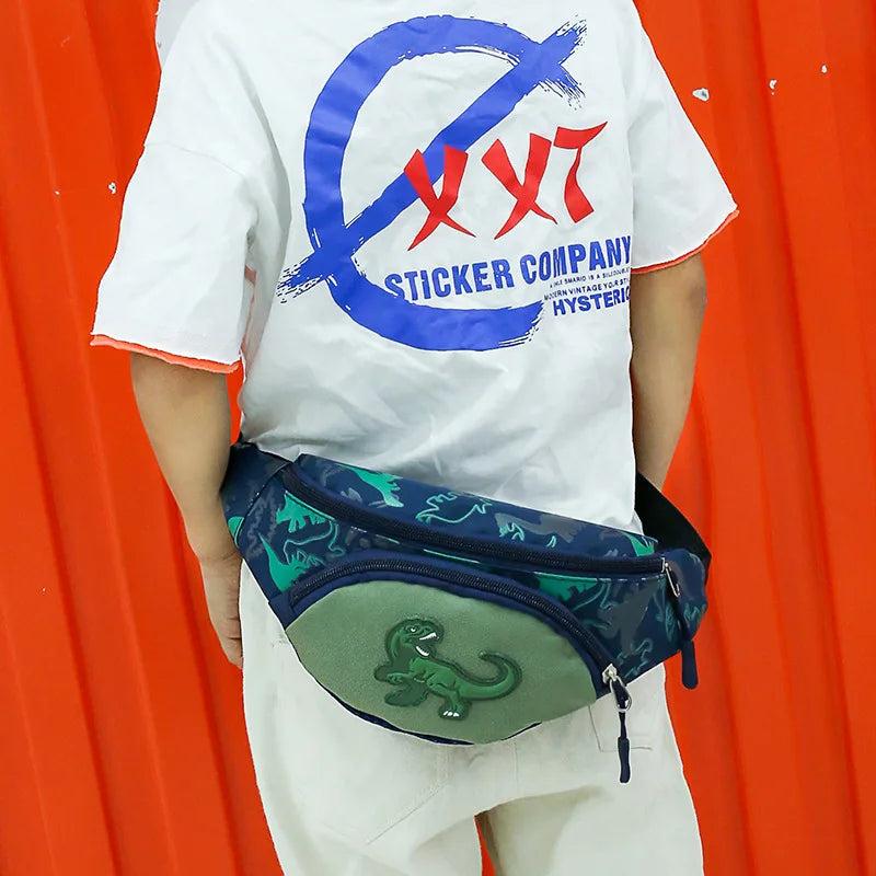 Cartoon Dinosaur Waist Bag for Kids
