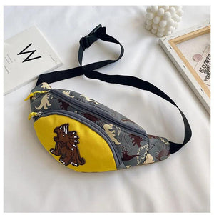 Cartoon Dinosaur Waist Bag for Kids
