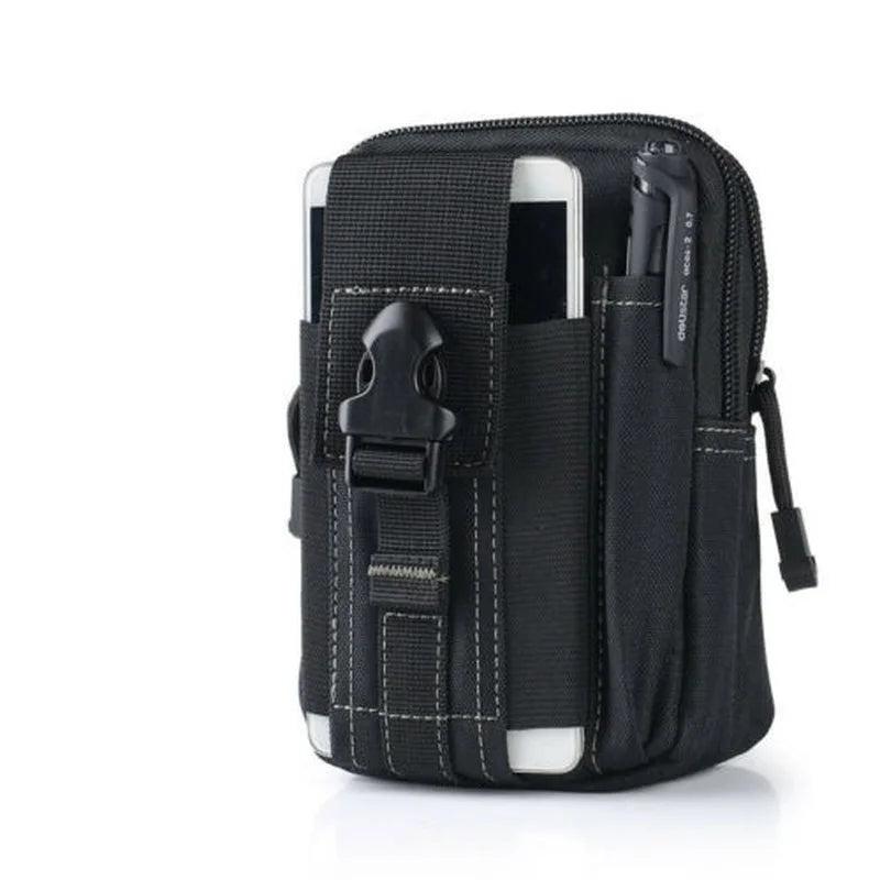 Casual Waterproof Canvas Belt Bag Men Waist Pack Money Belt Purse