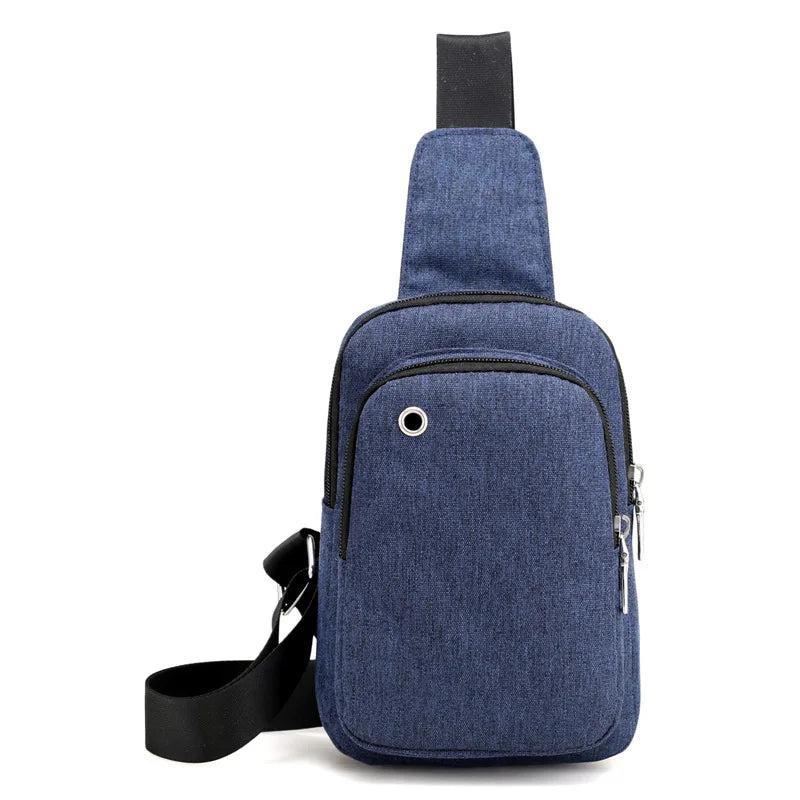 Casual Chest Bag for Man Young Boys Cross Body Bagpack Male Sporty