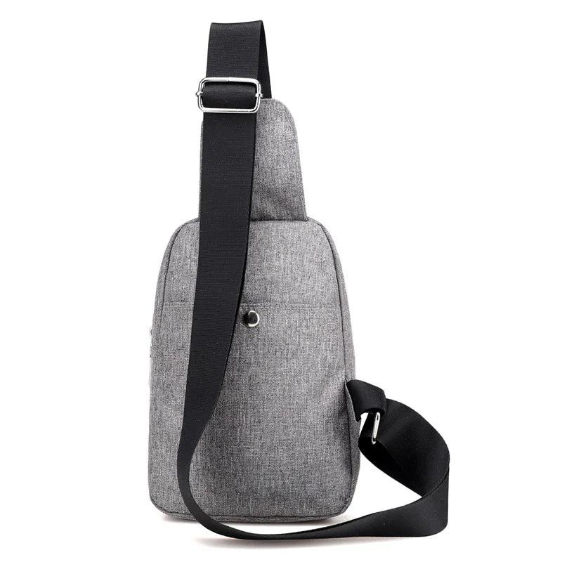 Casual Chest Bag for Man Young Boys Cross Body Bagpack Male Sporty