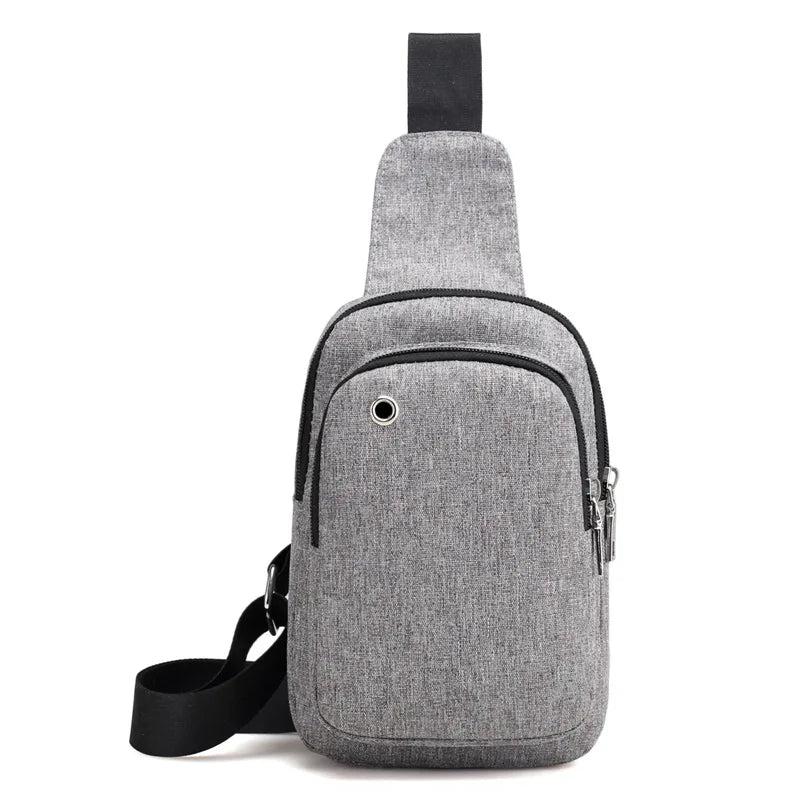 Casual Chest Bag for Man Young Boys Cross Body Bagpack Male Sporty