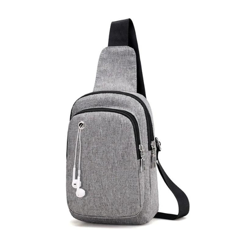 Casual Chest Bag for Man Young Boys Cross Body Bagpack Male Sporty