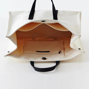 Casual Tote Bag Large Capacity Women Handbag Canvas Shopping Bag