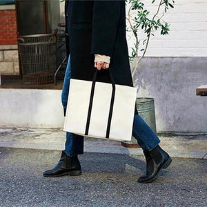 Casual Tote Bag Large Capacity Women Handbag Canvas Shopping Bag