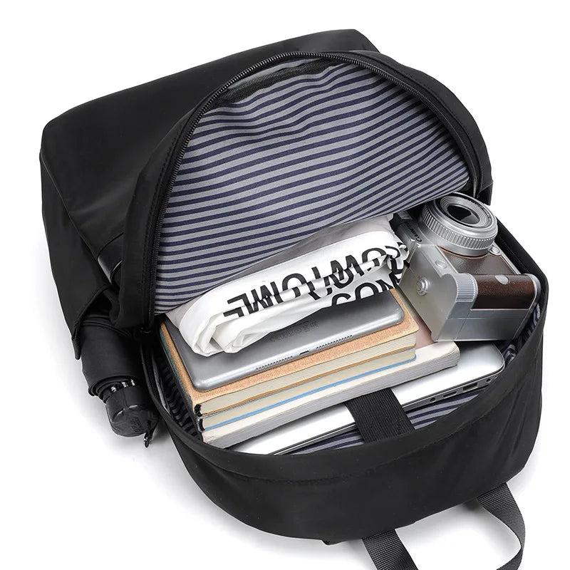 Casual Men's Business Backpack Nylon Large Capacity Student Schoolbag
