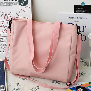 Casual Girl Backpack High Capacity Women Messenger Bag