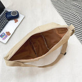 Casual Canvas Shoulder Bag for Women Crossbody Messenger Handbag Totes