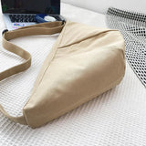 Casual Canvas Shoulder Bag for Women Crossbody Messenger Handbag Totes