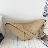 Casual Canvas Shoulder Bag for Women Crossbody Messenger Handbag Totes