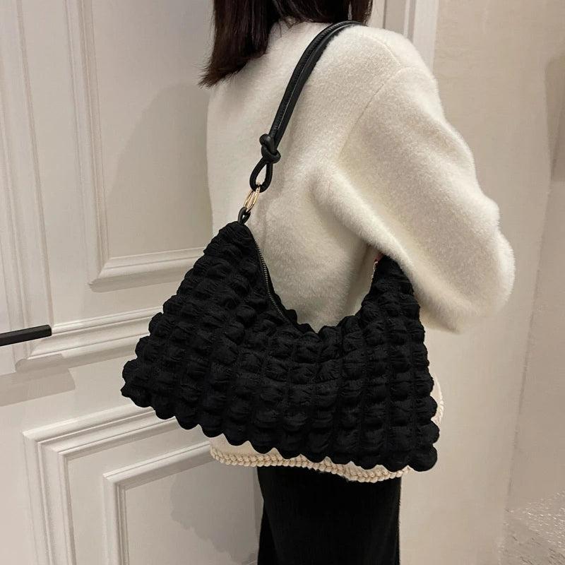 Cloud Shoulder Bag Large Capacity Tote Underarm Evening Bag