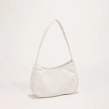 Casual Corduroy Shoulder Bag for Women Travel Portable Handbag