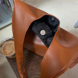Casual Women Shoulder Bag PU Leather Tote Handbag Soft Lady Purse Bags