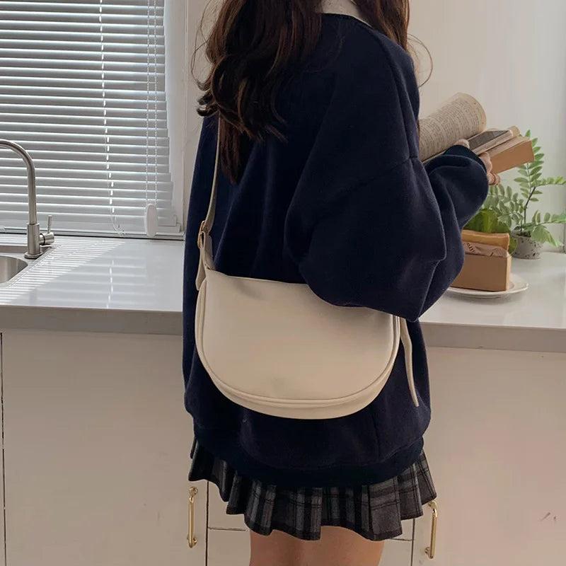 Casual One Shoulder Crossbody Bag Versatile Dumpling Bag