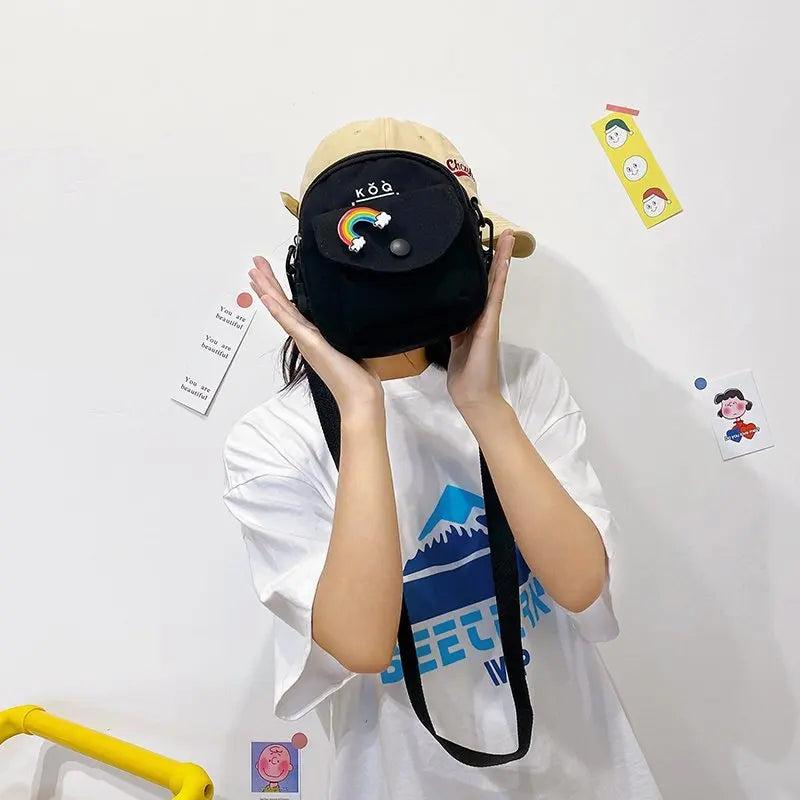 Casual Small Canvas Bag for Girls