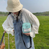 Cartoon Printed Shoulder Messenger Bag Hit Flap Purse Casual Handbags