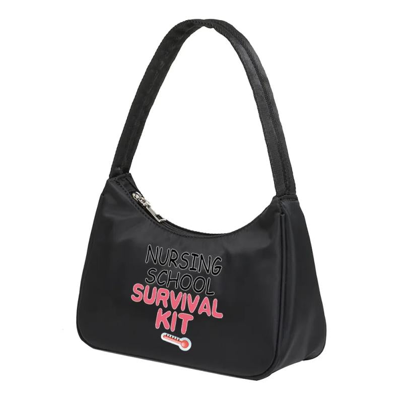 Casual Handbag Purses Harajuku Shoulder Hobo Bags Organizer Nurse Print