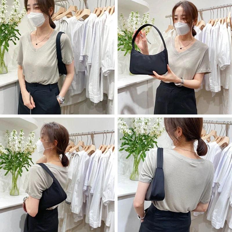 Casual Underarm Bag Retro Shoulder Handbag