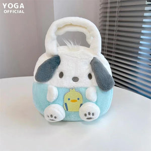 Cartoon Dog Plush Doll Handbag for Girls