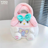Cartoon Dog Plush Doll Handbag for Girls