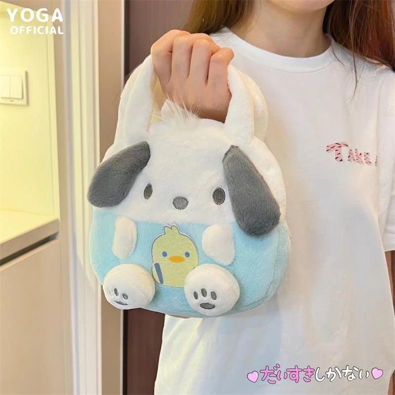 Cartoon Dog Plush Doll Handbag for Girls