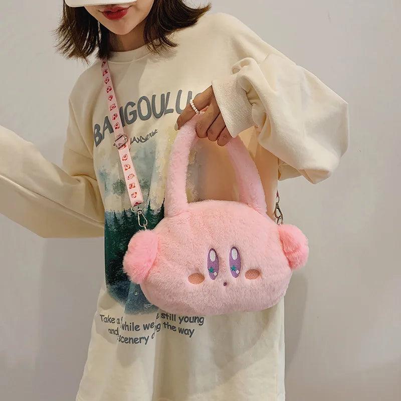 Cartoon Doll Girl Plush Shoulder Crossbody Bag Women Handbag