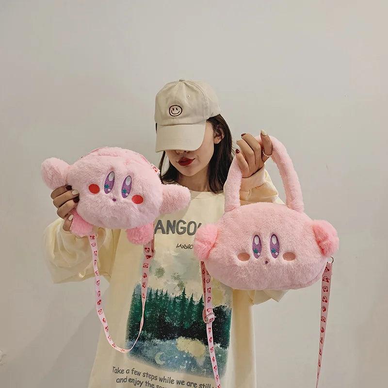 Cartoon Doll Girl Plush Shoulder Crossbody Bag Women Handbag