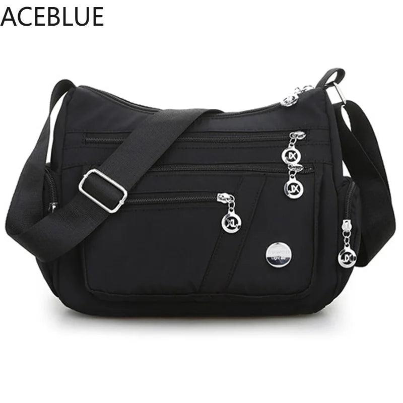 Casual Waterproof Crossbody Bag Women Nylon Messenger Bags