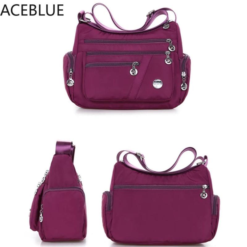 Casual Waterproof Crossbody Bag Women Nylon Messenger Bags