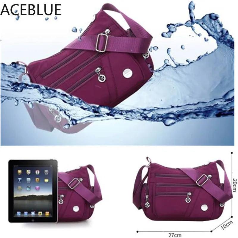 Casual Waterproof Crossbody Bag Women Nylon Messenger Bags