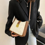Casual Handbags For Women High Pu Leather Ladies Shoulder Bag Embroidery