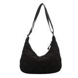 Casual Women Handbag Soft Cotton Shoulder Bags Solid Shopping Crossbody B