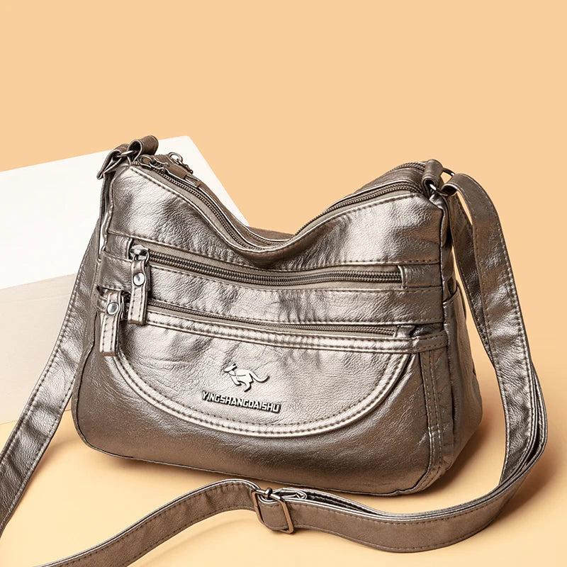 Chic PU Leather Women's Shoulder Bag