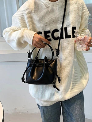 Bucket Women's Bag Crossbody Shoulder Pu Leather