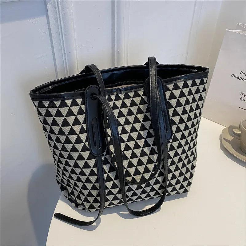 Casual Large Capacity Tote Handbag for Women Autumn Winter