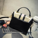 Cartoon Pendant Tote Bag Handbag Hit Printing Small Square Bag