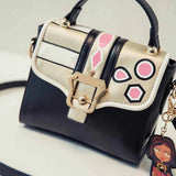 Cartoon Pendant Tote Bag Handbag Hit Printing Small Square Bag