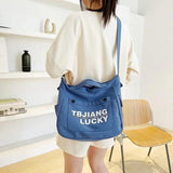 Casual Tote Bags for Women Large Capacity Canvas Shoulder Handbag