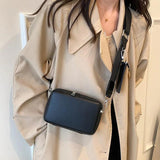 Box Bags Women High PU Leather Shoulder Crossbody Bag Handbags