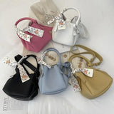 Bucket Shoulder Bag for Women Crossbody Handbag