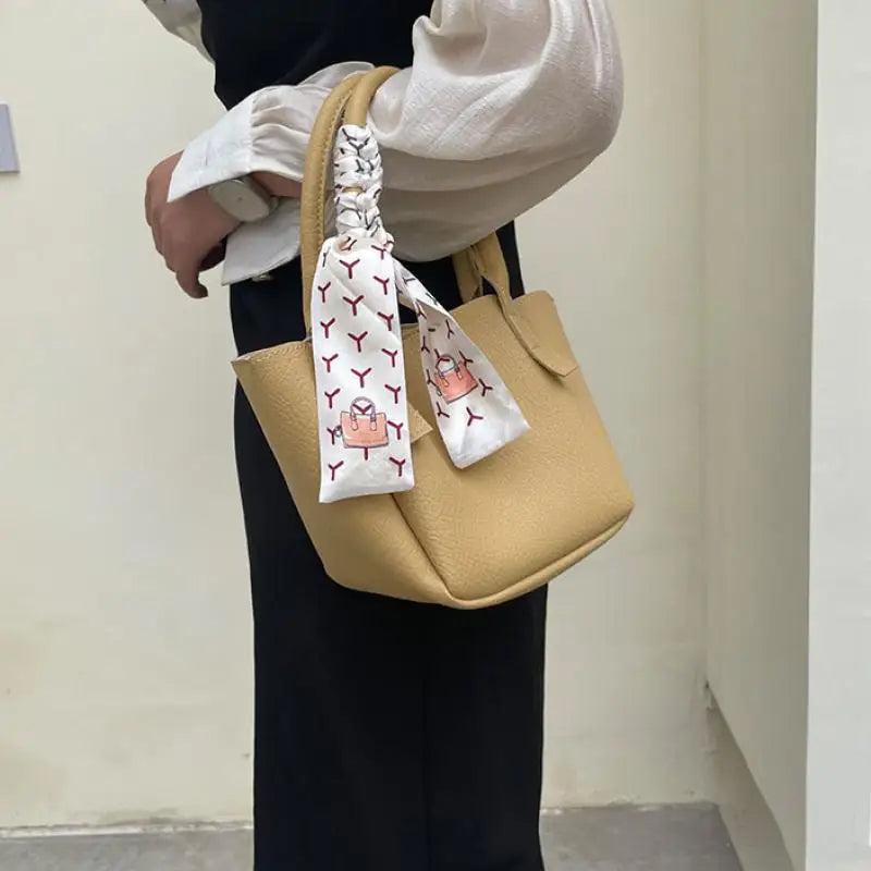 Bucket Shoulder Bag for Women Crossbody Handbag