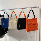 Casual Chain Shoulder Bag Large Capacity Handbag Top Handle