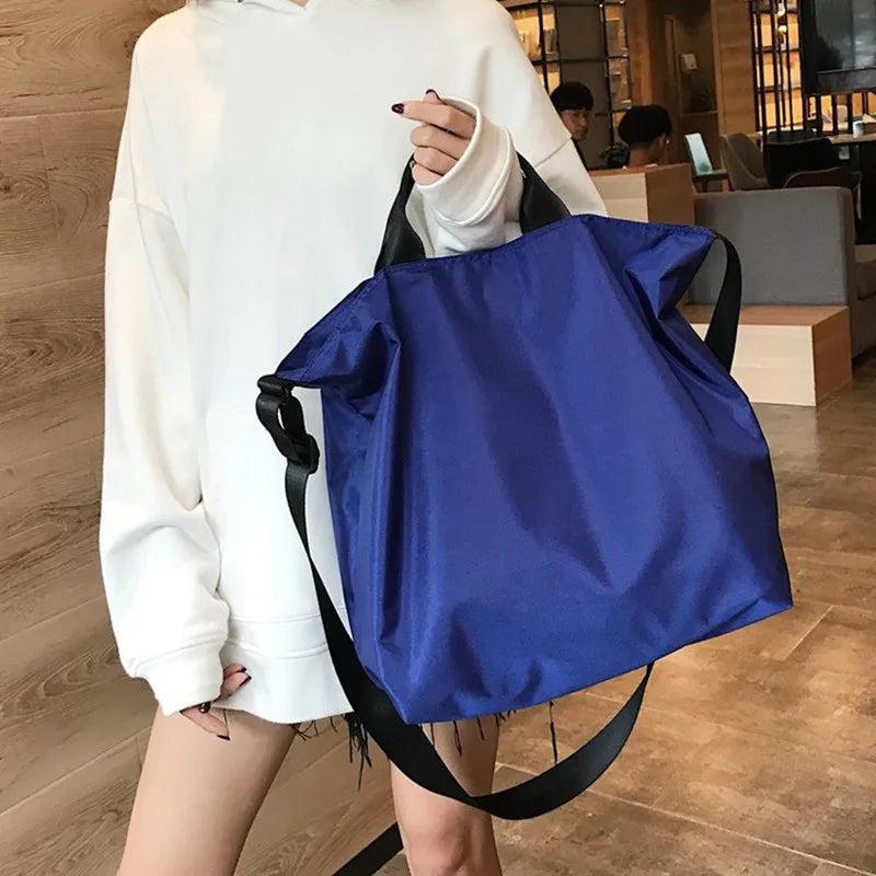 Casual Shoulder Bag Women Large-Capacity Crossbody Waterproof Travel Messenger B
