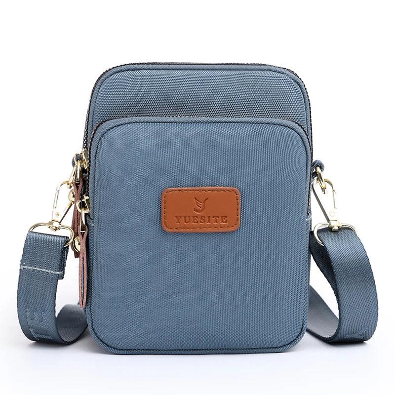 Casual Shoulder Bag Nylon Three Layer Handbag