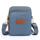 Casual Shoulder Bag Nylon Three Layer Handbag