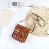 Bow Handbag PU Leather Women's Shoulder Crossbody Bags Ladies Small Handbags