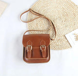 Bow Handbag PU Leather Women's Shoulder Crossbody Bags Ladies Small Handbags