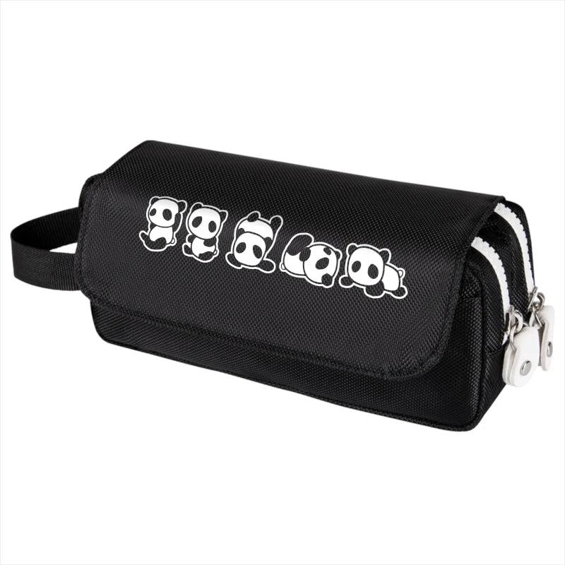 Cartoon Panda Pencil Case Large Capacity Travel Storage Bag